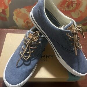 Men’s Sperry Striper-Navy-Size 10.5 M EXCELLENT CONDITION